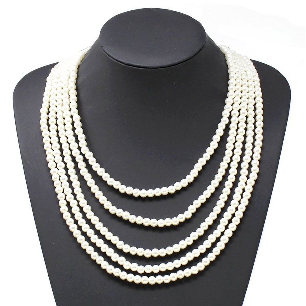 Pearl Multi Layered Necklace